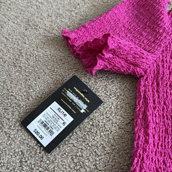 133 NWT Art Class Smocked Tiered Dress - Size: XL 14 - Picture 6 of 6